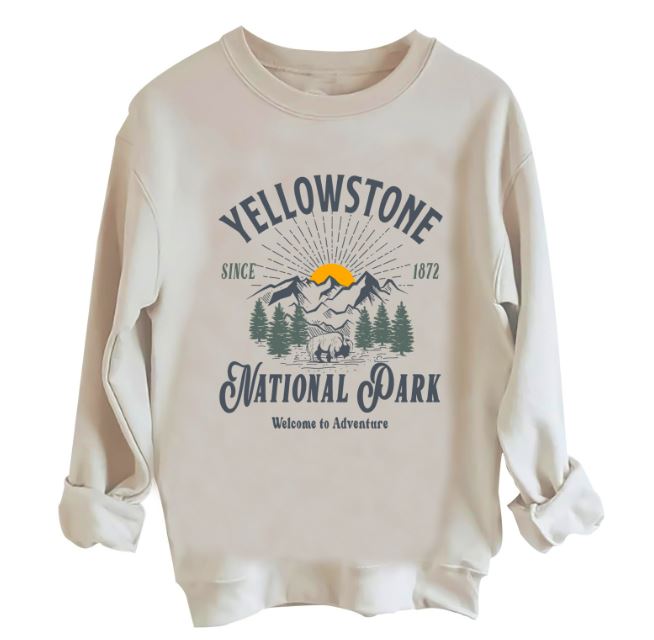 K Round Neck Loose Sweat Shirt