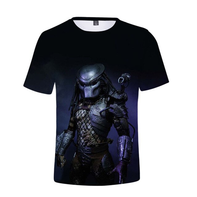 Iron Blood Warrior Graphic Street Scene Men's T-Shirt
